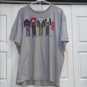 Ripple Junction Gray Short Sleeve Tee with Big Bang Theory Design